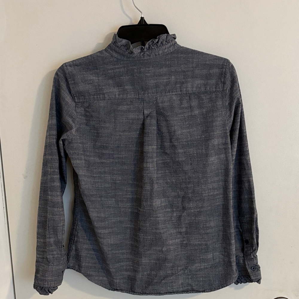 Banana Republic Dark Gray Casual Button-Down Shirt - Picture 3 of 7